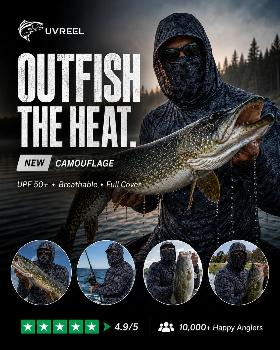UVReel 360 Fishing Hoodie