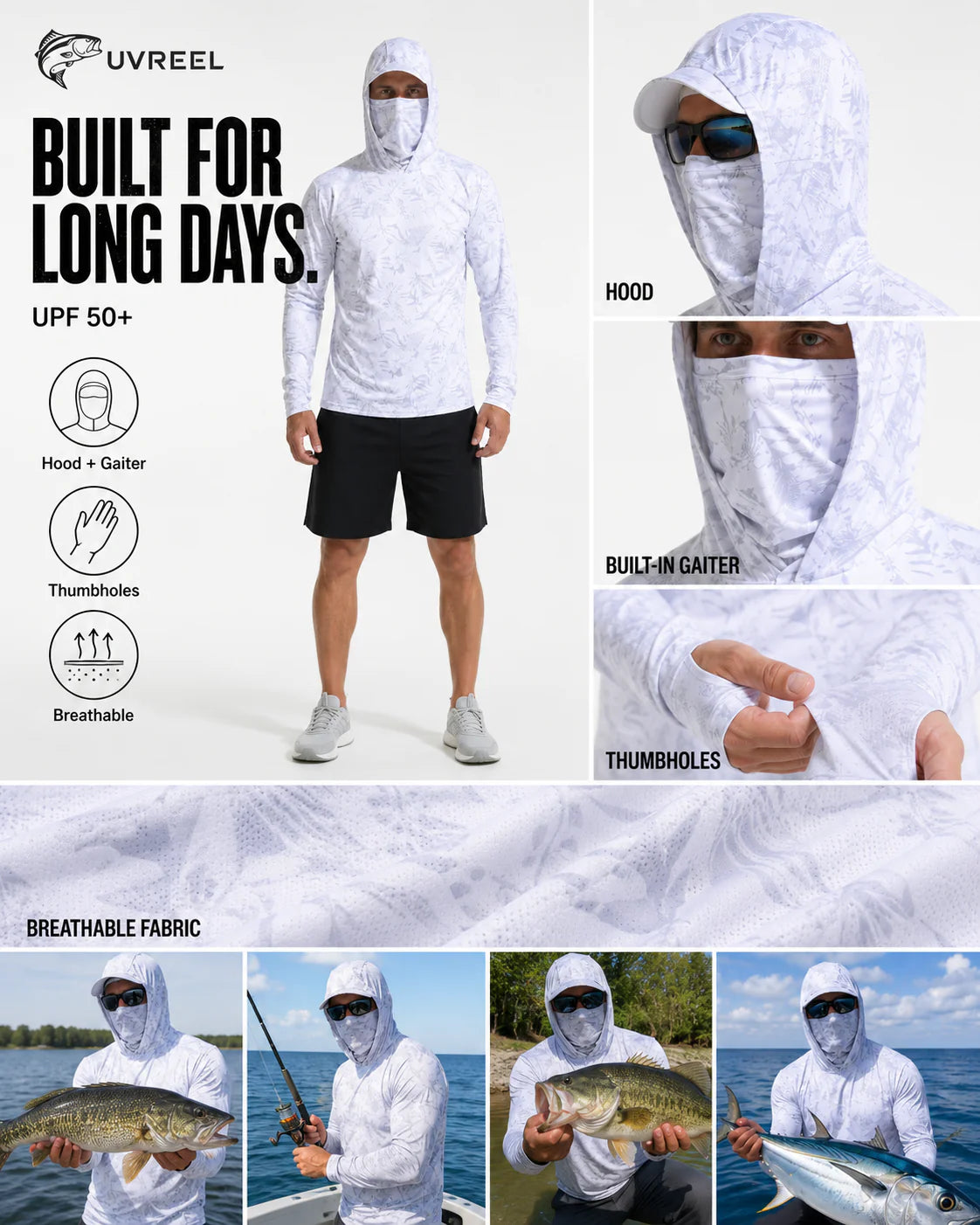 UVReel 360 Fishing Hoodie